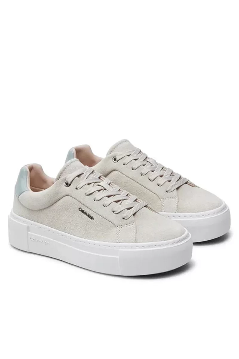 Calvin Klein Flatform Cup Kadın Bej Sneaker