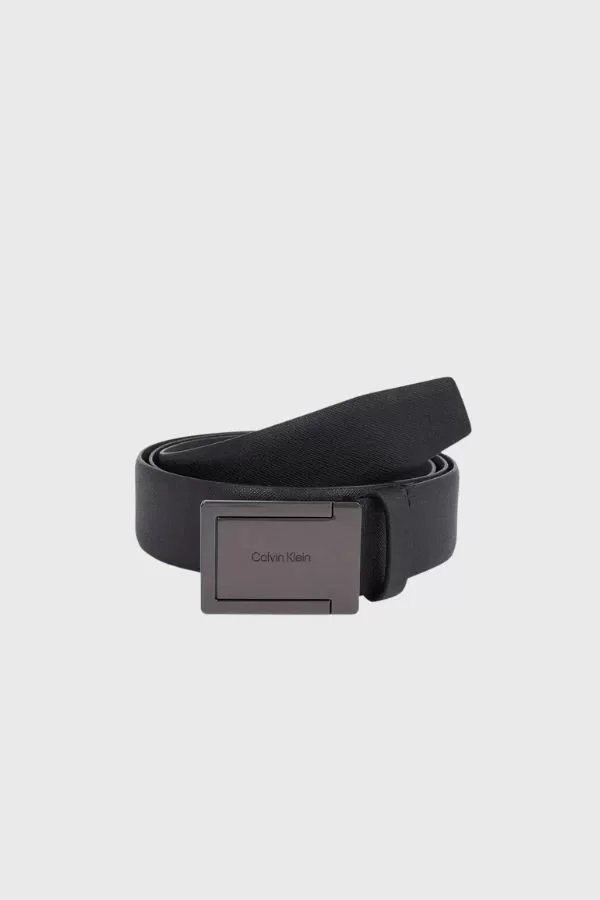 Calvin Klein FORMAL PLAQUE TEX 35MM Erkek  Kemer K50K512843-BEH