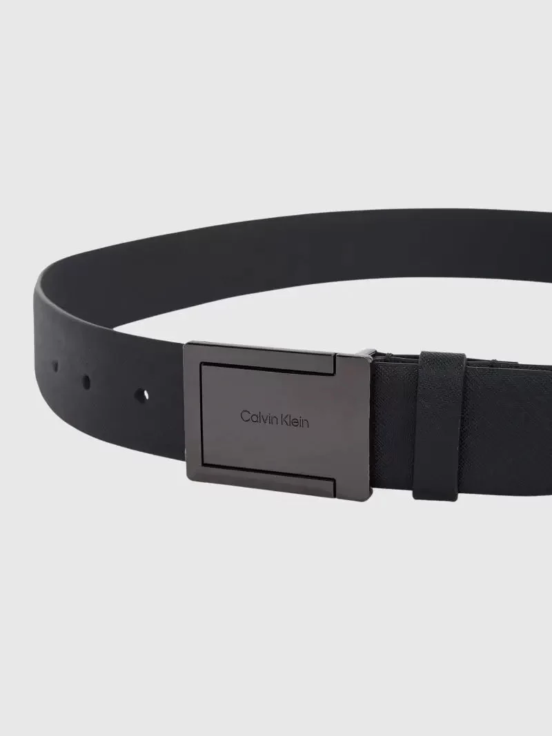 Calvin Klein FORMAL PLAQUE TEX 35MM Erkek  Kemer K50K512843-BEH