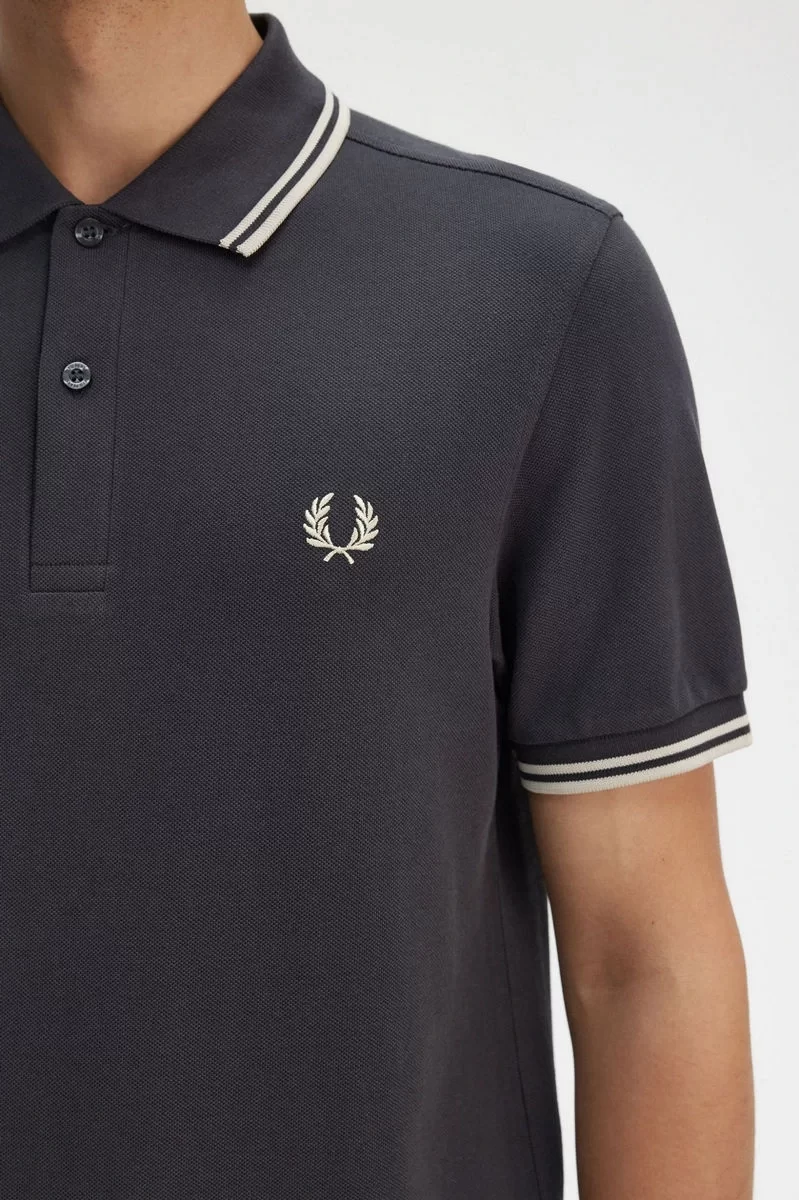Fred Perry TWIN TIPPED FRED PERRY SHIRT Erkek  T-shirt M3600-V56