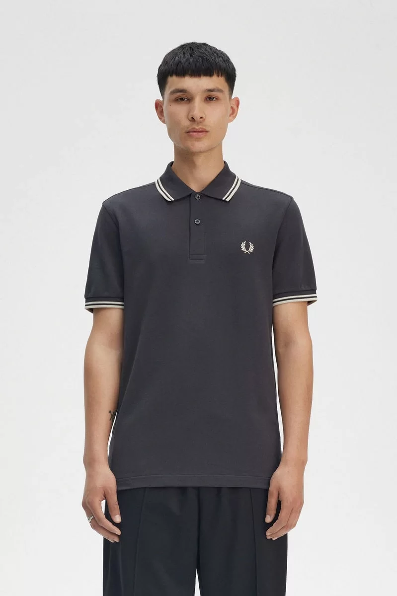 Fred Perry TWIN TIPPED FRED PERRY SHIRT Erkek  T-shirt M3600-V56