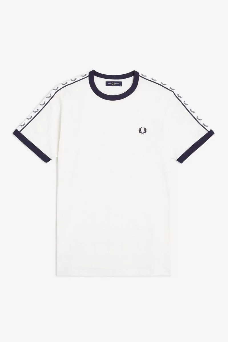Fred Perry TAPED RINGER T-SHIRT Erkek  T-shirt M4620-129