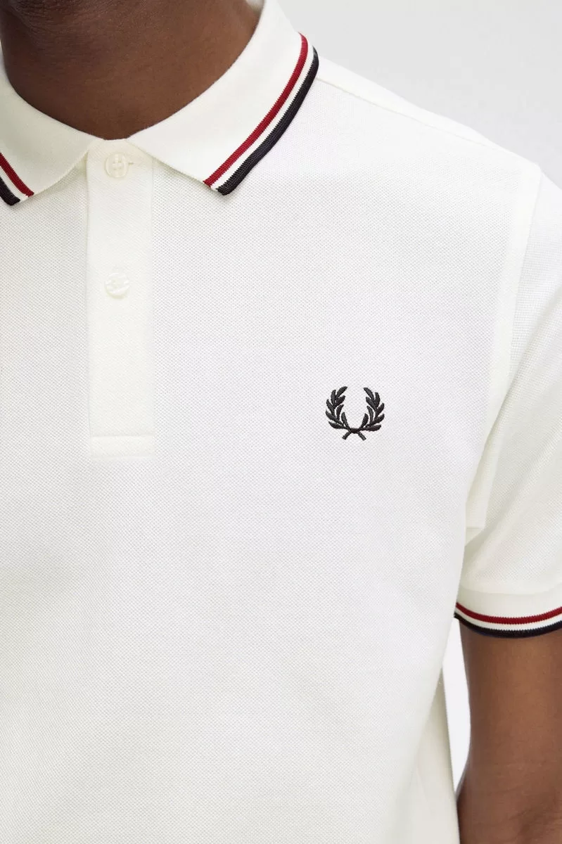 Fred Perry TWIN TIPPED FRED PERRY SHIRT Erkek  T-shirt M3600-T60