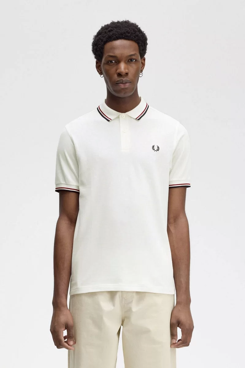 Fred Perry TWIN TIPPED FRED PERRY SHIRT Erkek  T-shirt M3600-T60