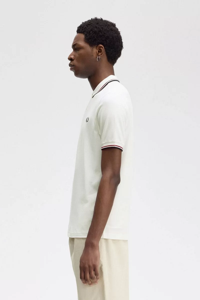 Fred Perry TWIN TIPPED FRED PERRY SHIRT Erkek  T-shirt M3600-T60