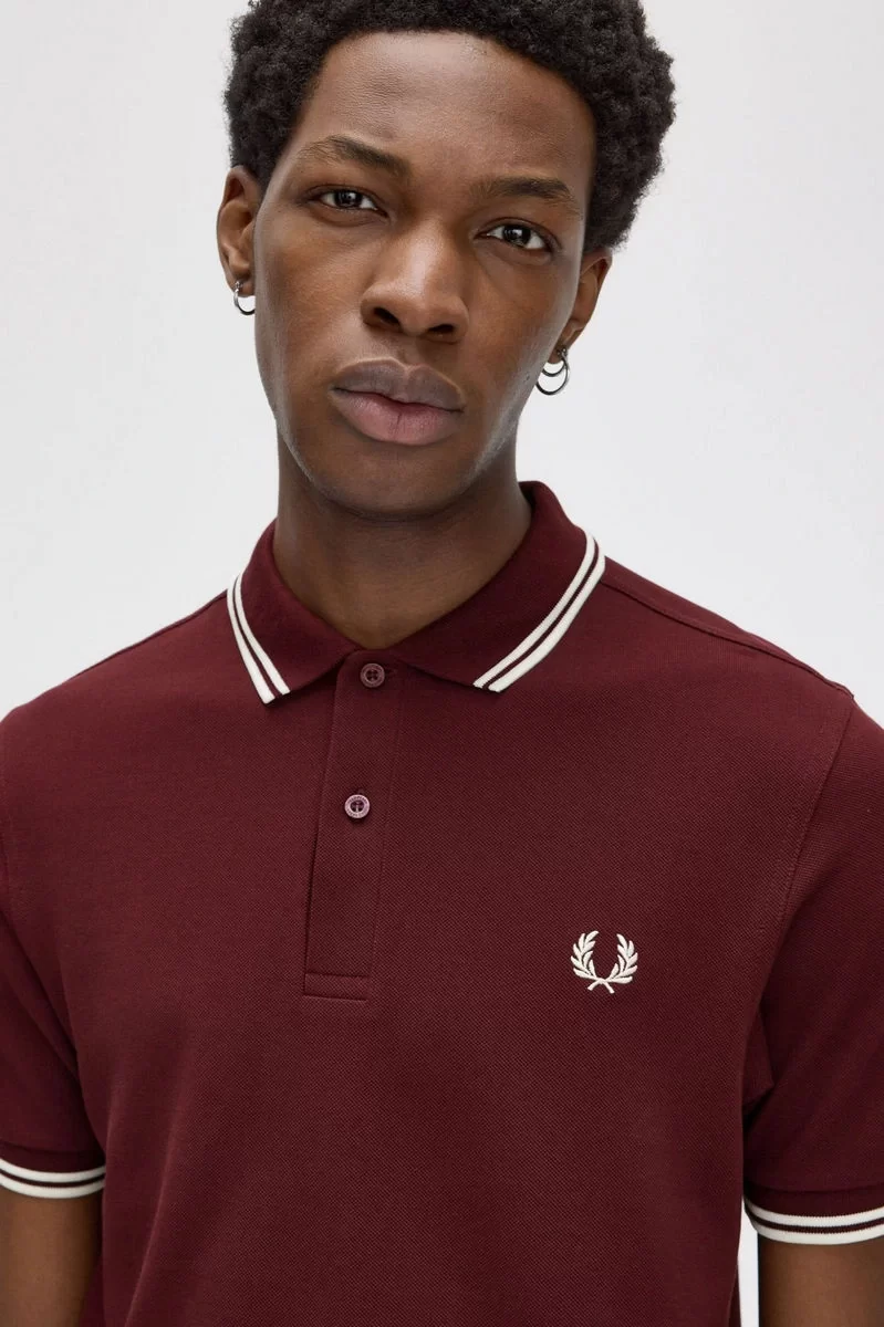 Fred Perry TWIN TIPPED FRED PERRY SHIRT Erkek  T-shirt M3600-597