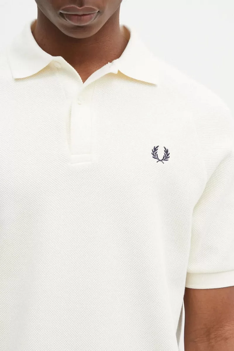 Fred Perry TEXTURED PIQUE POLO SHIRT Erkek  T-shirt M9885-560