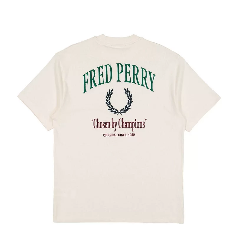 Fred Perry EMBROIDERED CHAMPION T-SHIRT Erkek  T-shirt M9826-560