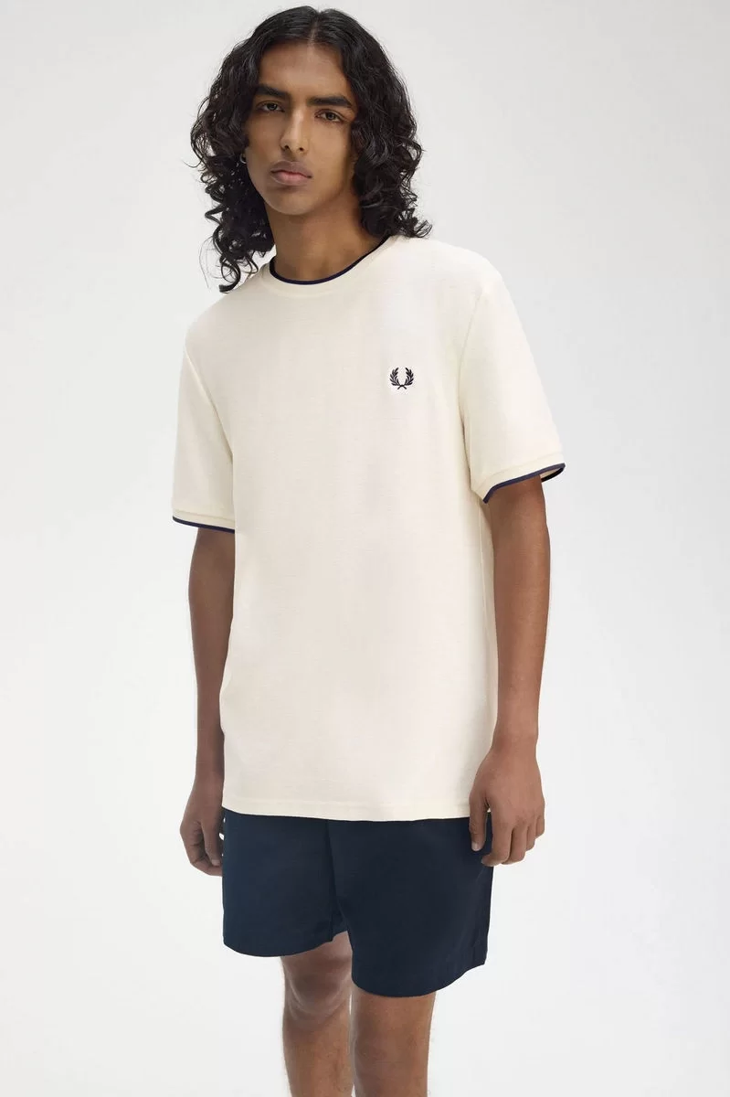 Fred Perry CREPE PIQUE T-SHIRT Erkek  T-shirt M8585-560