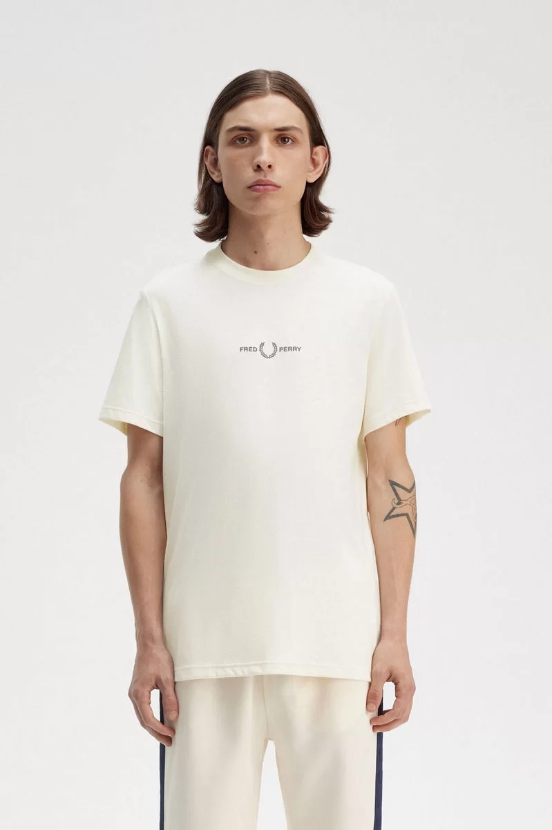 Fred Perry EMBROIDERED T-SHIRT Erkek  T-shirt M4580-F79