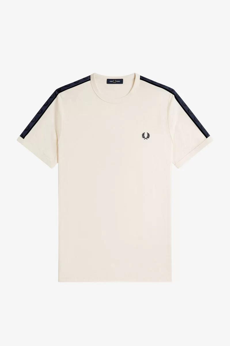 Fred Perry CONTRAST TAPE RINGER T-SHIRT Erkek  T-shirt M4613-170