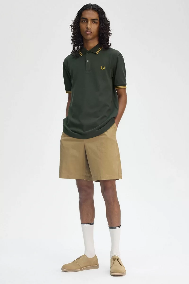 Fred Perry TWIN TIPPED FRED PERRY SHIRT Erkek  T-shirt M3600-Y22