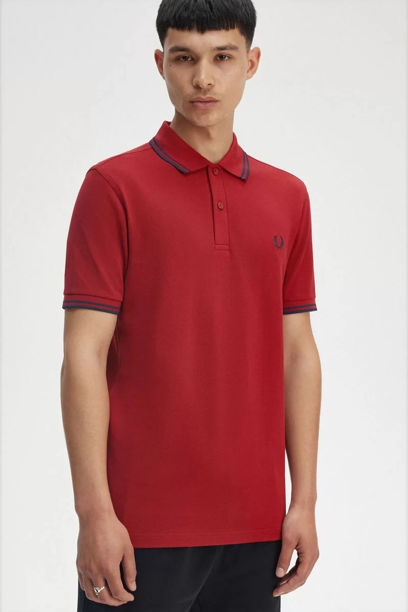 Fred Perry TWIN TIPPED FRED PERRY SHIRT Erkek  T-shirt M3600-Y35