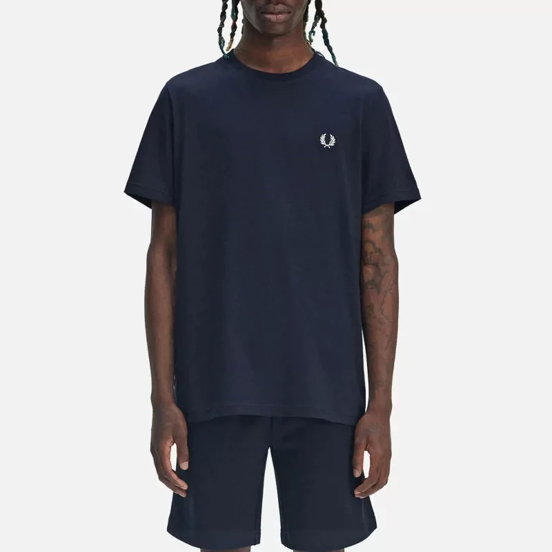 Fred Perry REAR POWDER LAUREL GRAPHIC TEE Erkek  T-shirt M7784-608