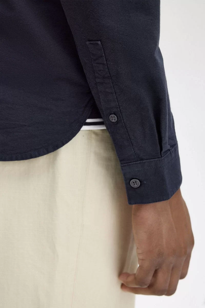Fred Perry Erkek Lacivert Logolu Oxford Gömlek M5516-608