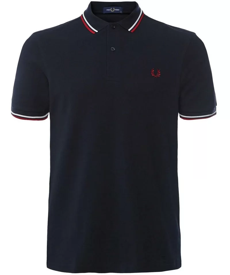 Fred Perry TWIN TIPPED FRED PERRY SHIRT Erkek  T-shirt M3600-T55