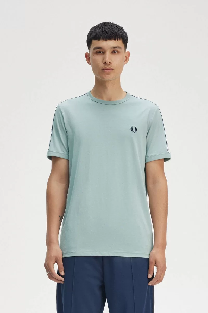 Fred Perry TAPED RINGER T-SHIRT Erkek  T-shirt M4620-959