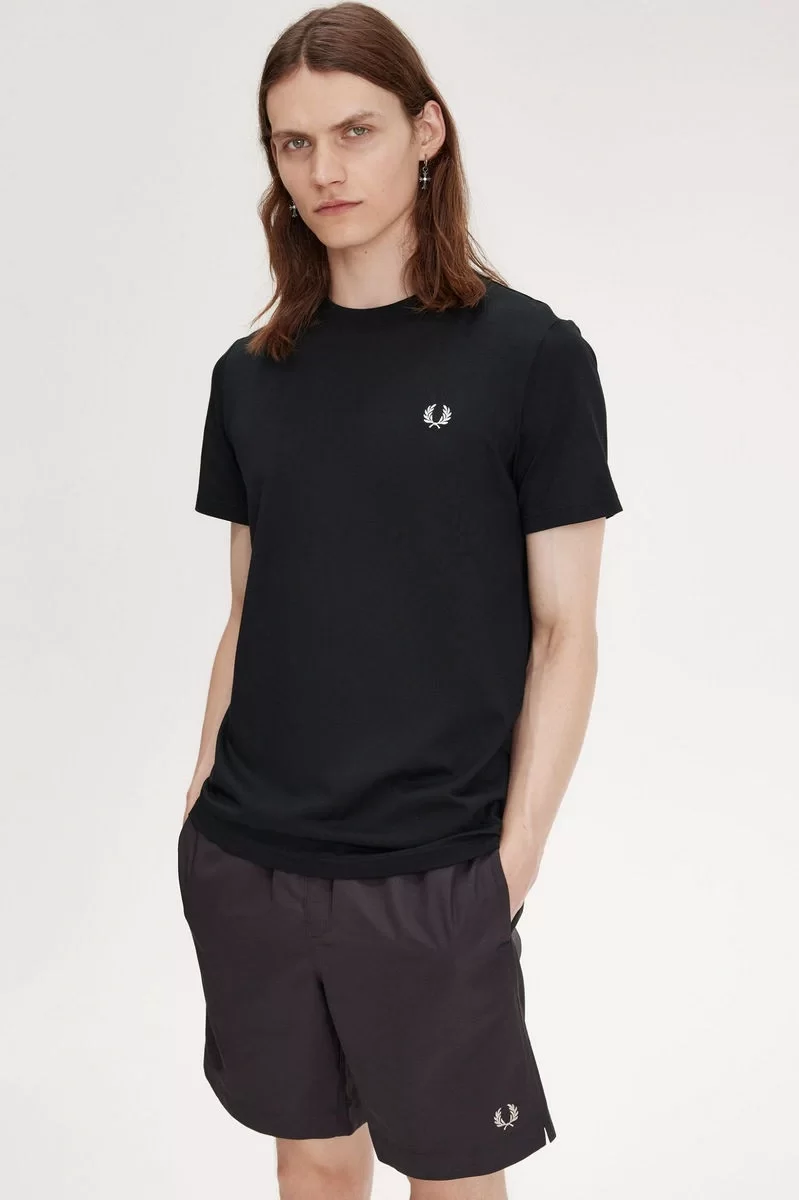 Fred Perry REAR POWDER LAUREL GRAPHIC TEE Erkek  T-shirt M7784-102