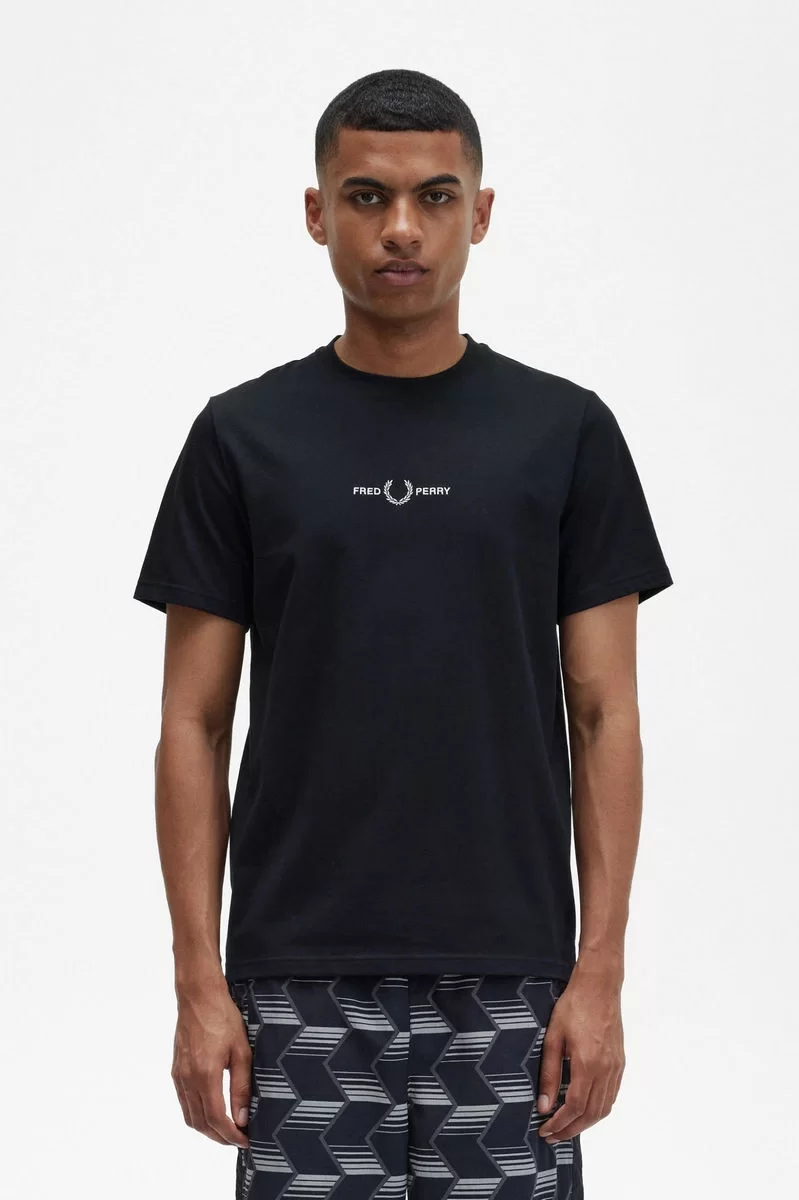 Fred Perry EMBROIDERED T-SHIRT Erkek  T-shirt M4580-102
