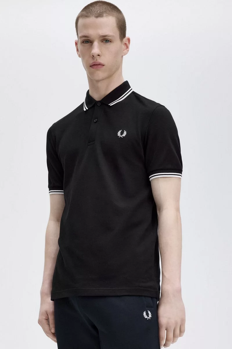 Fred Perry TWIN TIPPED FRED PERRY SHIRT Erkek  T-shirt M3600-350