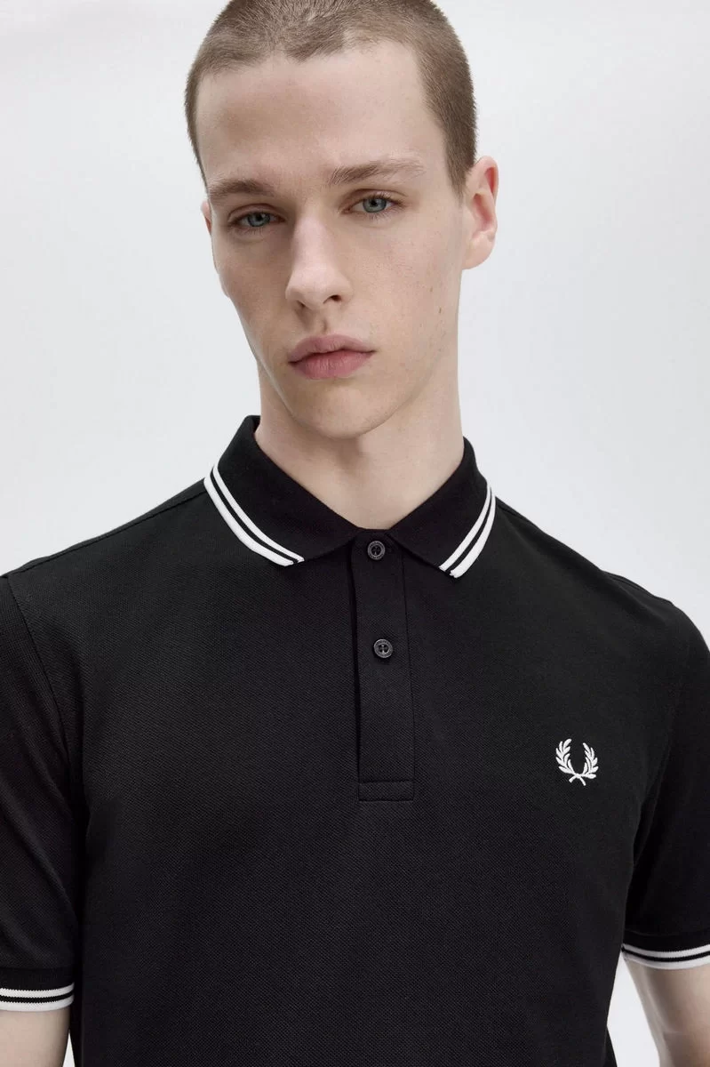 Fred Perry TWIN TIPPED FRED PERRY SHIRT Erkek  T-shirt M3600-350