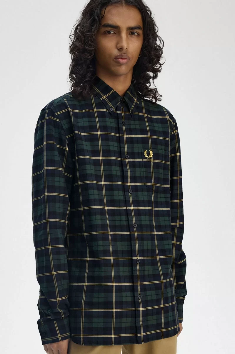 Fred Perry OXFORD TARTAN SHIRT Erkek  Gömlek M9621-608