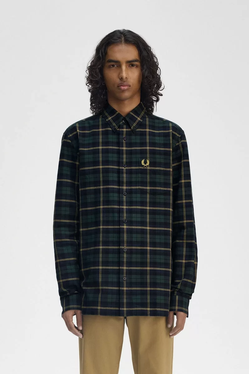 Fred Perry OXFORD TARTAN SHIRT Erkek  Gömlek M9621-608