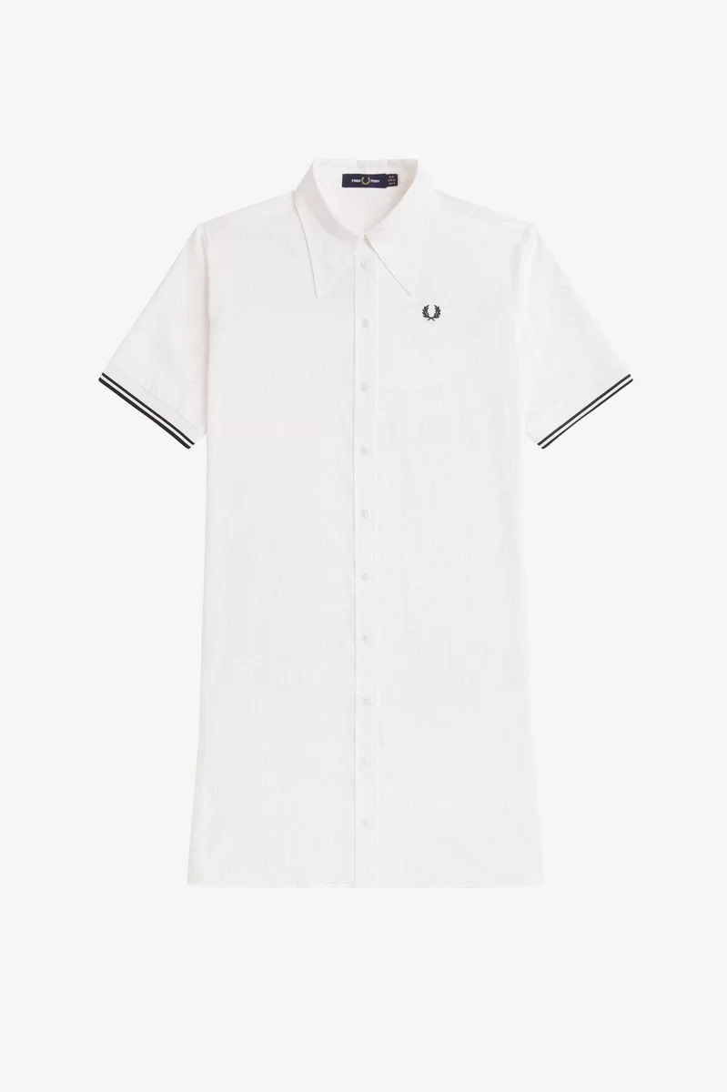 Fred Perry TIPPED SHIRT DRESS Kadın  Elbise D9172-129