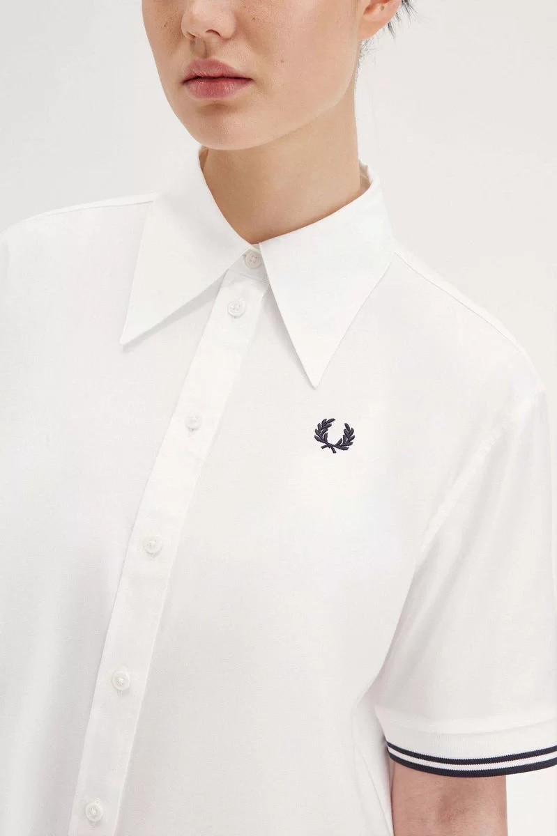 Fred Perry TIPPED SHIRT DRESS Kadın  Elbise D9172-129