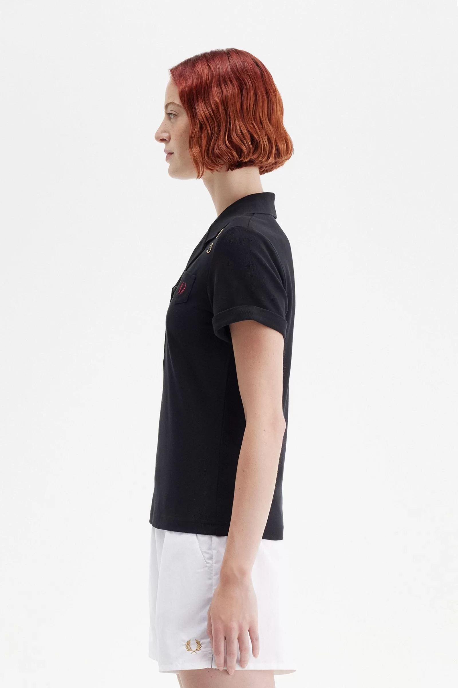 Fred Perry POCKET DETAIL POLO SHIRT Kadın  T-shirt SG9101-102