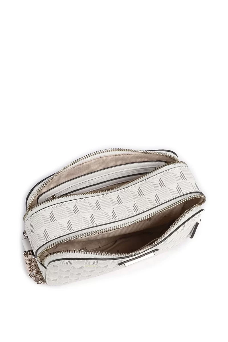 Guess G WAVE CAMERA CROSSB Kadın Ekru Çapraz Çanta HWJT9344140-STL