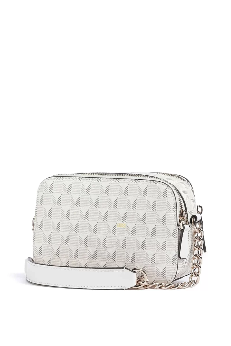 Guess G WAVE CAMERA CROSSB Kadın Ekru Çapraz Çanta HWJT9344140-STL