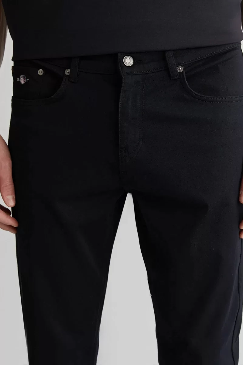 Gant COTTON GANT PANTS Erkek Siyah Pantolon 1224327T.5