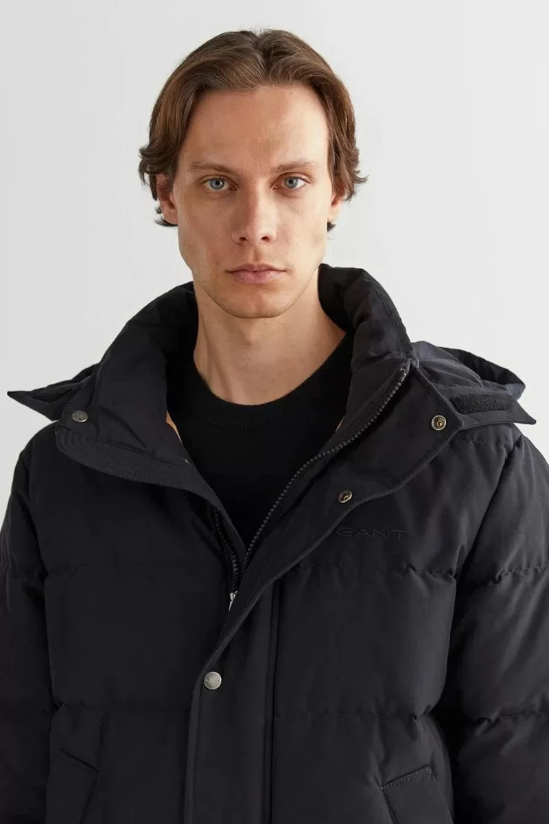 Gant HEAVY DOWN JACKET Erkek Siyah Mont 7006465.19