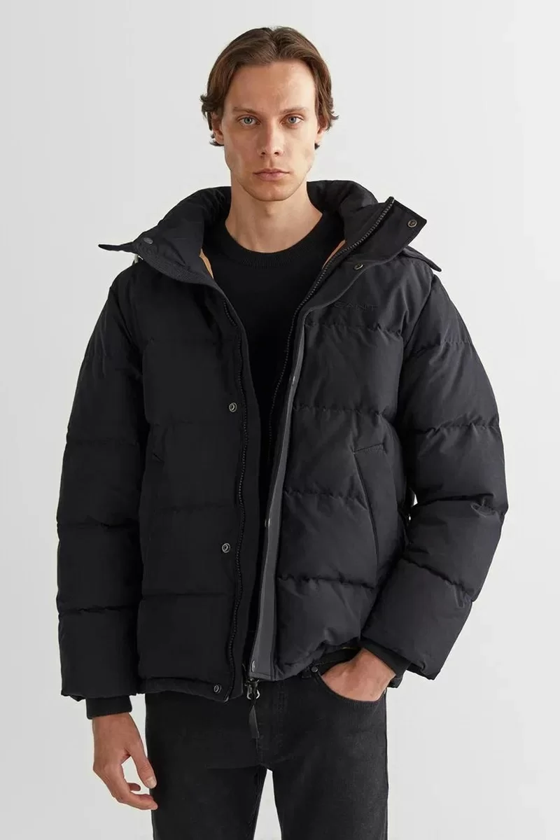 Gant HEAVY DOWN JACKET Erkek Siyah Mont 7006465.19