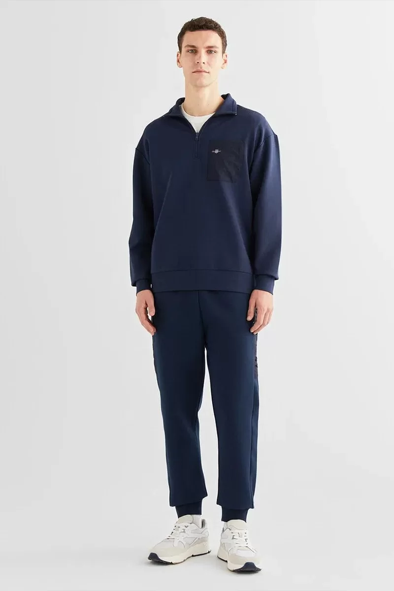 Gant MIXED FABRIC SWEATPANTS Erkek Lacivert Eşofman Altı 2624343T.410
