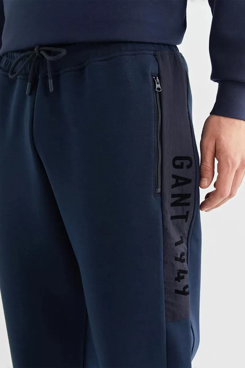 Gant MIXED FABRIC SWEATPANTS Erkek Lacivert Eşofman Altı 2624343T.410