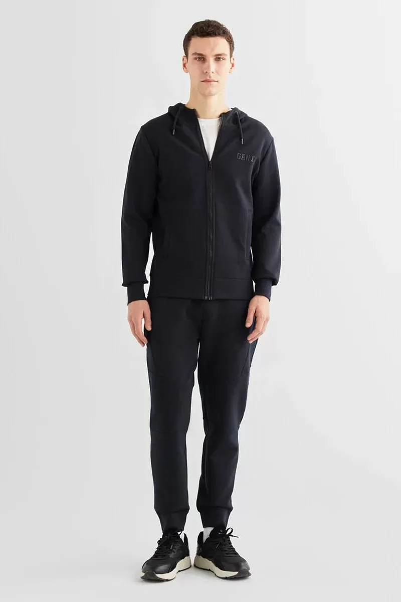 Gant GANT ZIPPER SWEATPANTS Erkek Siyah Eşofman Altı 2624345T.5