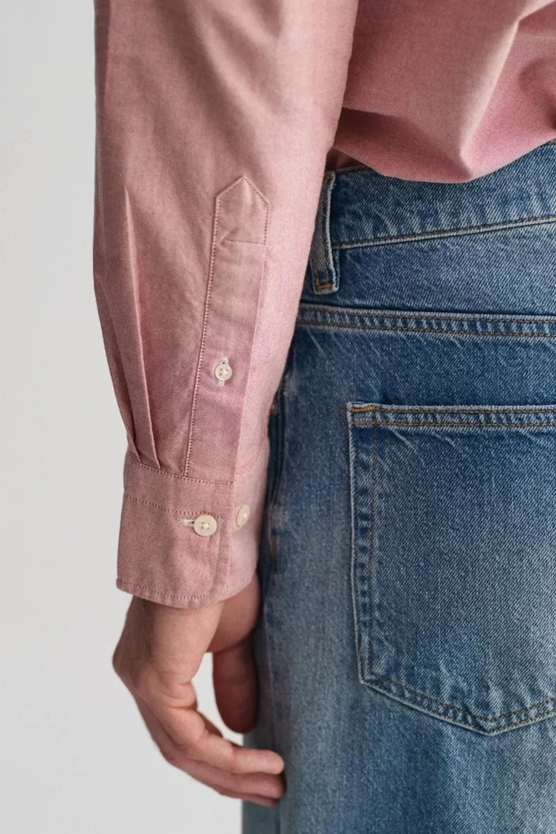 Gant Erkek Pembe  Regular Fit Düğmeli Yaka Oxford Gömlek
