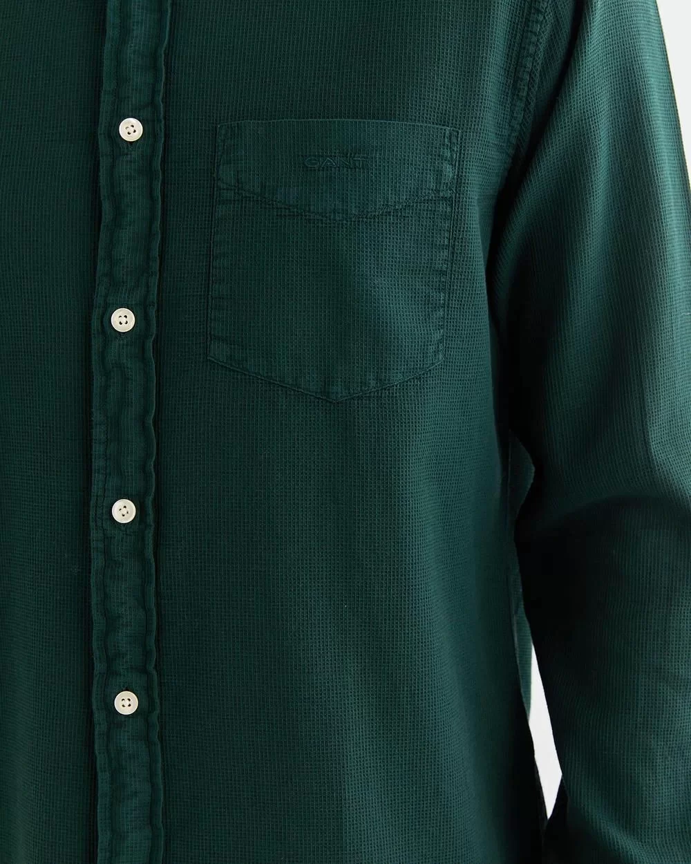 Gant Erkek Yeşil Regular Fit Düğmeli Yaka Gömlek
