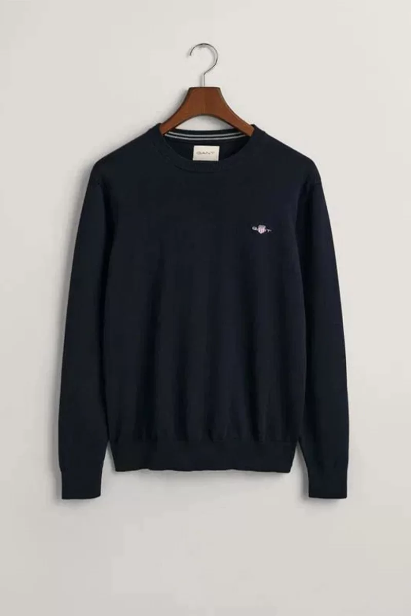 Gant Erkek Lacivert Regular Fit Kazak