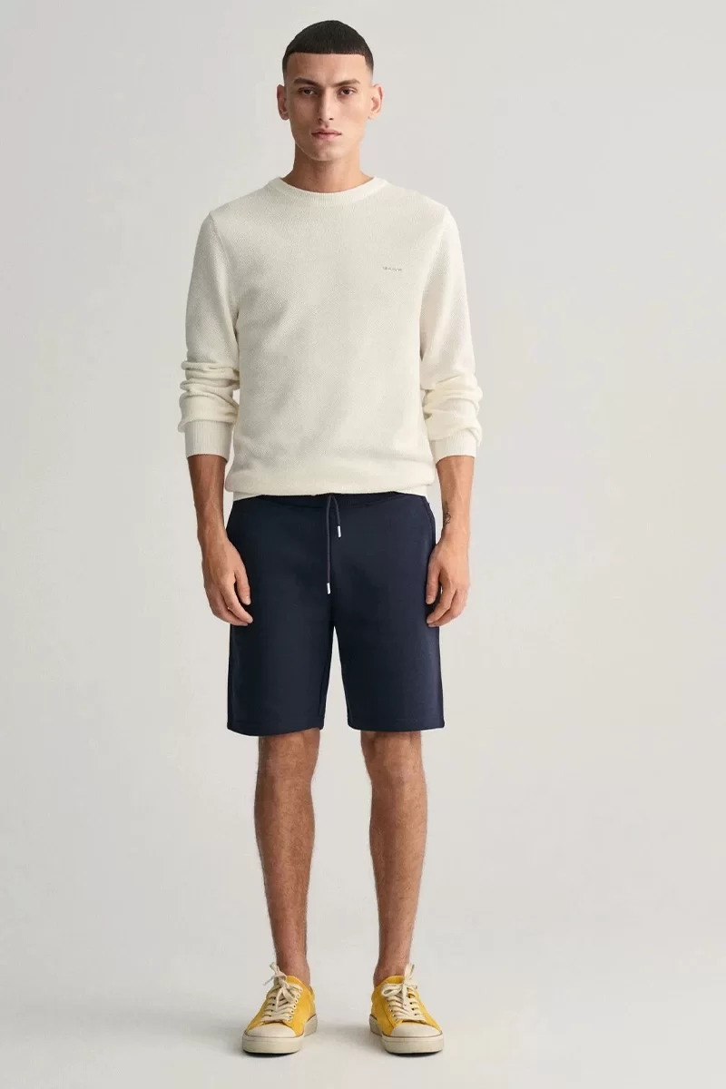 Gant  Erkek Lacivert Regular Fit Logolu Şort