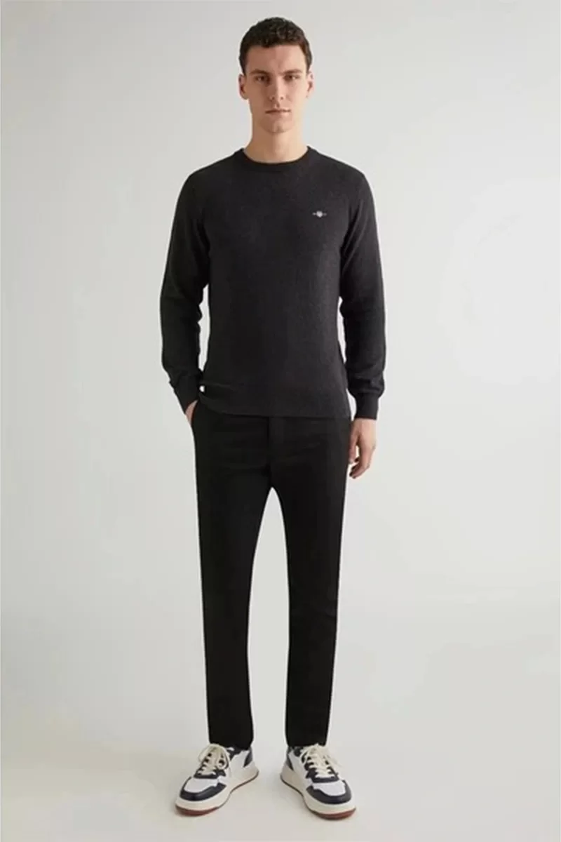Gant COTTON GANT PANTS Erkek Siyah Pantolon 1224327T.5