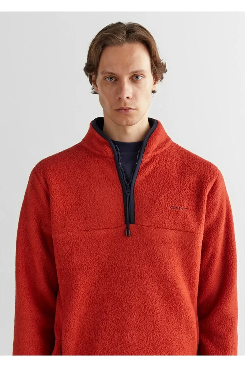 Gant Erkek Regular Fit Yarım  Fermuarlı Sweatshirt