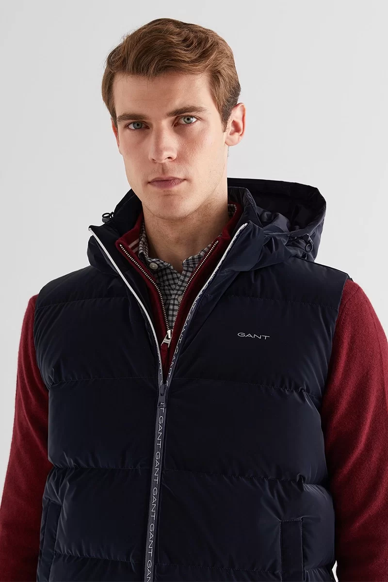 Gant PADDED WAISTCOAT Erkek Lacivert Yelek 7124109T.433