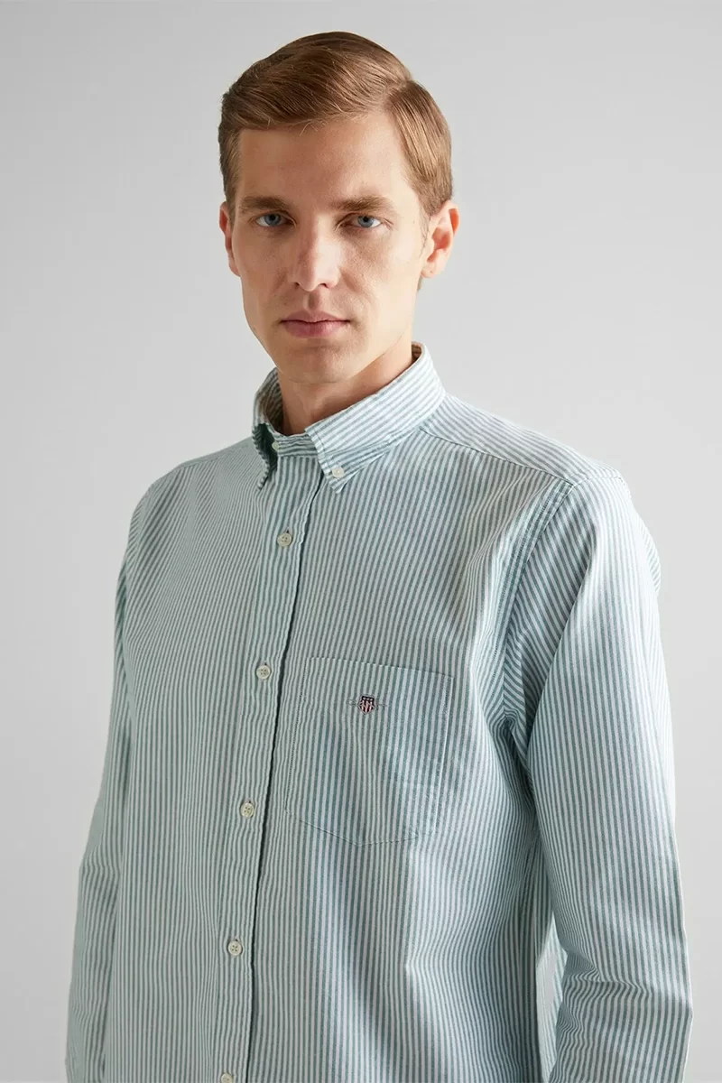 Gant Erkek Yeşil Regular Fit Gömlek