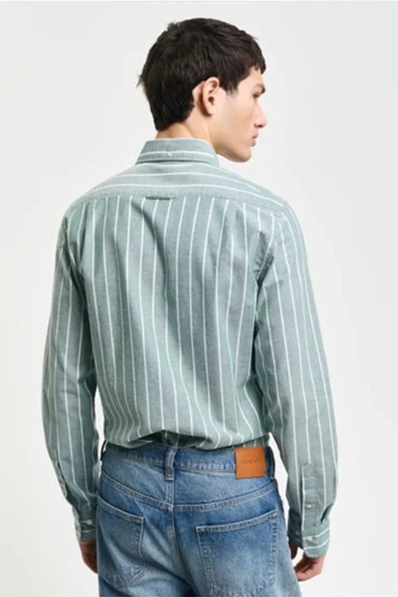 Gant Erkek Yeşil Slim Fit Gömlek