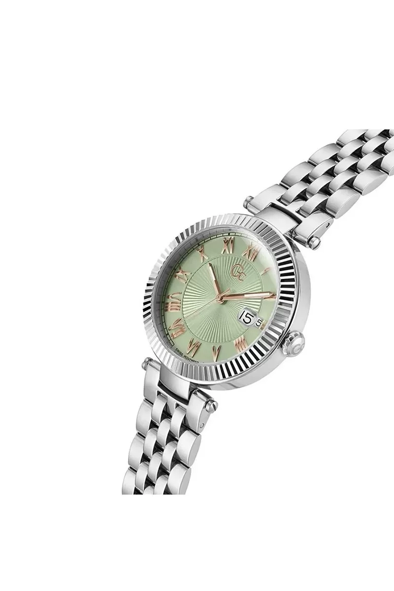 GC Saat Kadin Metalik Gri Kol Saati GCZ36003L9MF