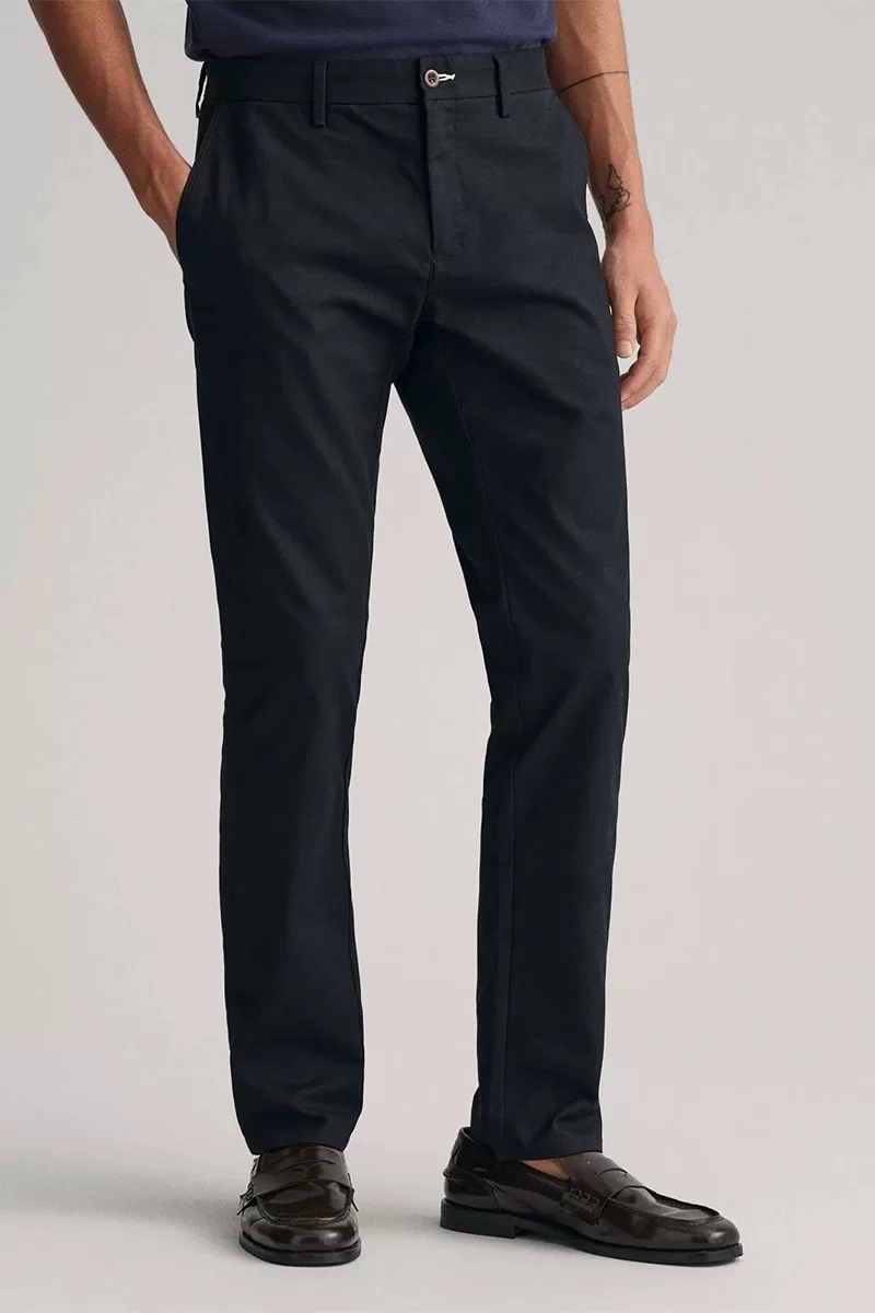 Gant SLIM CHINOS Erkek Siyah Pantolon 1505220.5