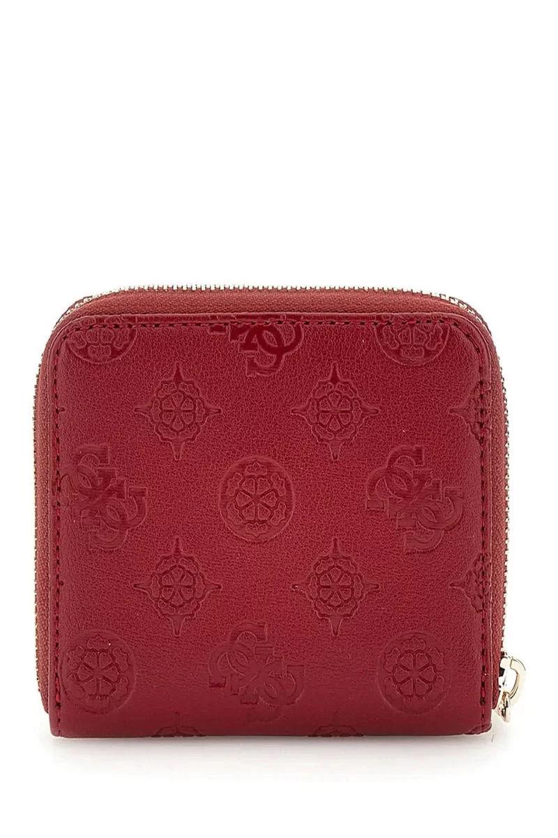 Guess GERTY SLG SMALL ZIP AROUND Kadın Bordo Cüzdan SWPD9529137-CLA